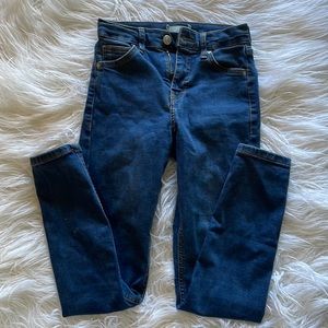 TopShop Dark Blue Jeans Skinny High-Rise
